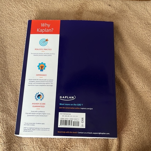 Kaplan GRE Math Workbook 11th edition - Picture 2 of 2